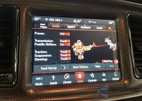 2019 Dodge Challenger Srt Hellcat Redeye z USA, uszkodzony, nr VIN 2C3CDZL91KH615885